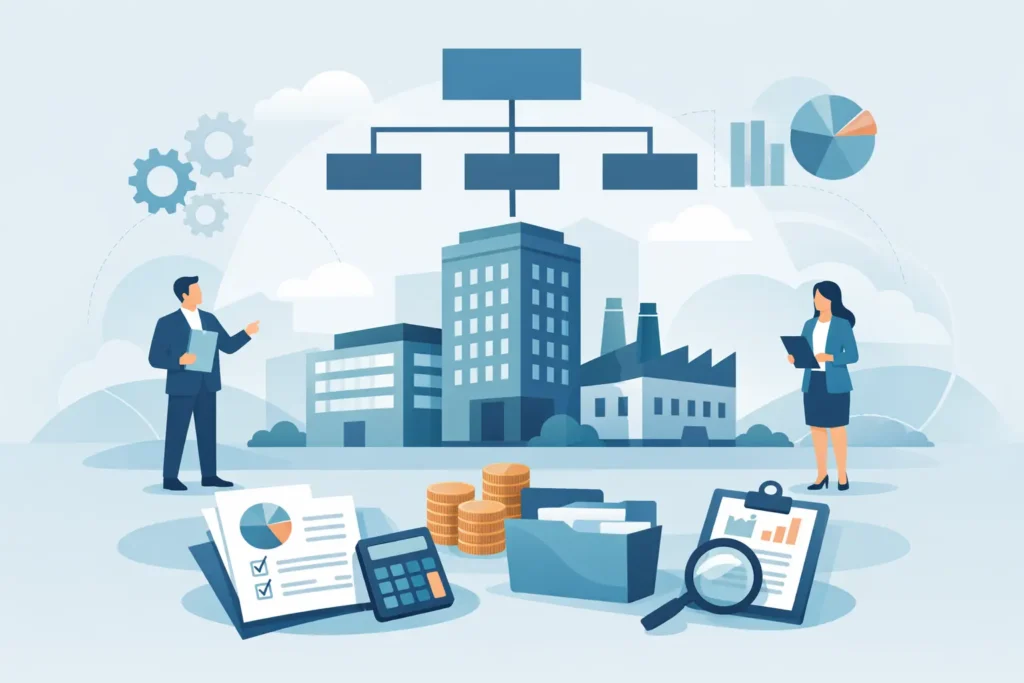 Holding structuur administratie inrichting